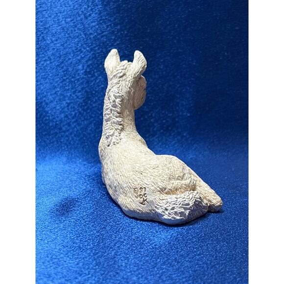 Vintage United Design Stone Critter Colt Laying Down Figurine - Picture 4 of 8